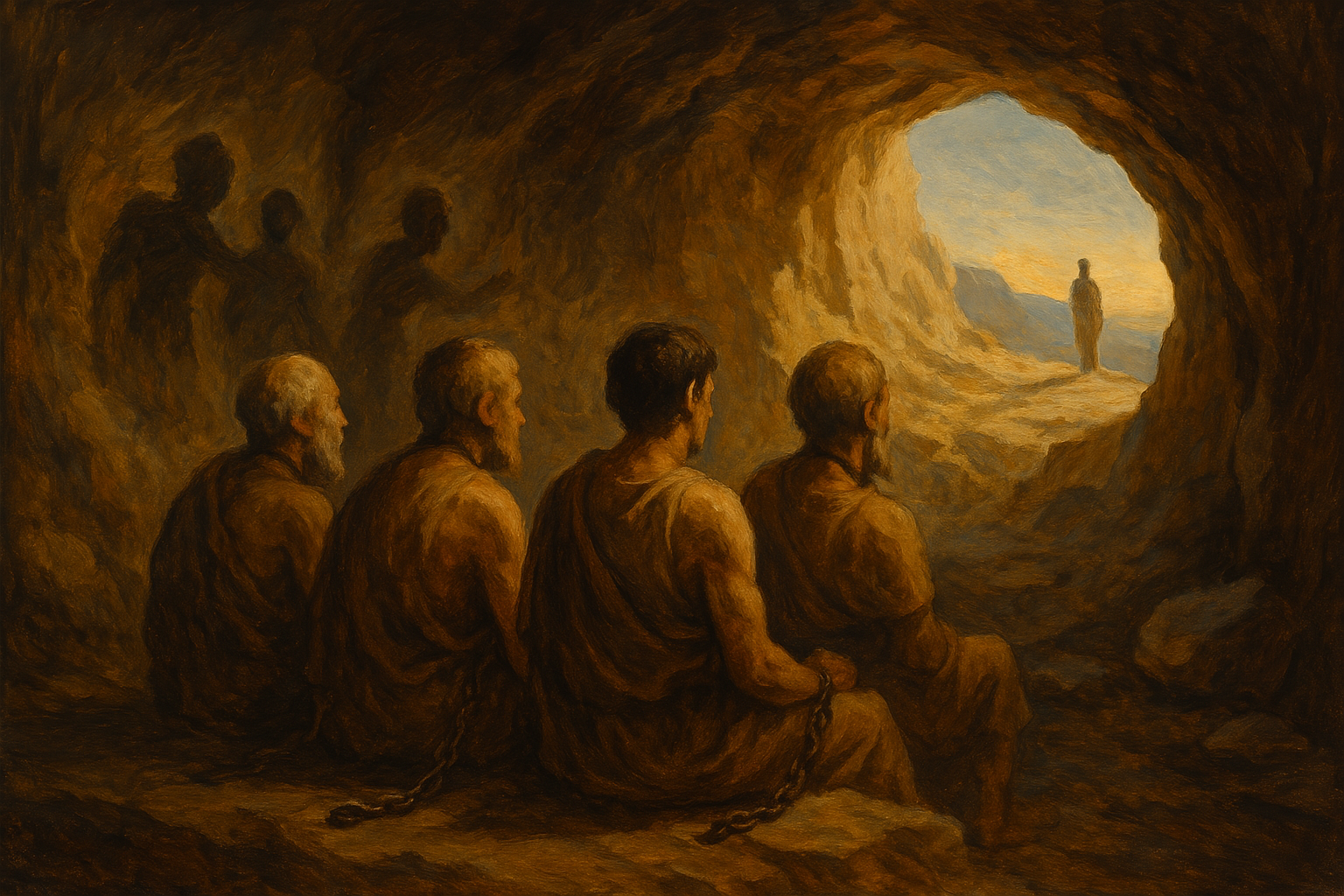 O mito da caverna de Platão e a depressão na era digital